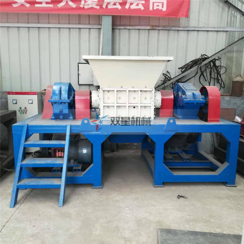 易拉罐壓塊撕碎機
